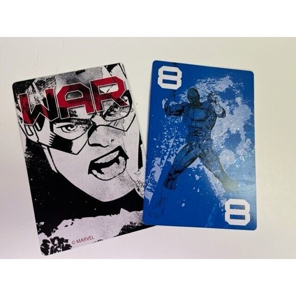 Marvel Avengers Giant 4"x6" Card Games War and Rummy In Nice Tin Box Ages 5+ - Picture 5 of 6